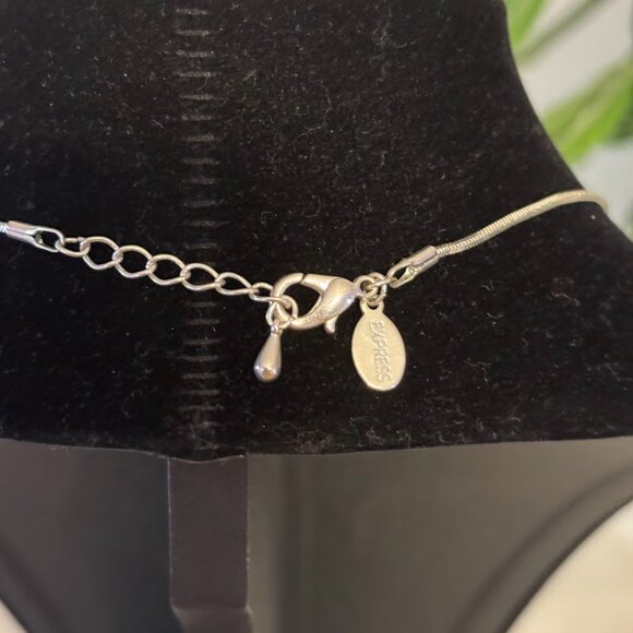 Beautiful Express Brand Silver Tone Chain and Pendant (16") for any occasion - Picture 13 of 14